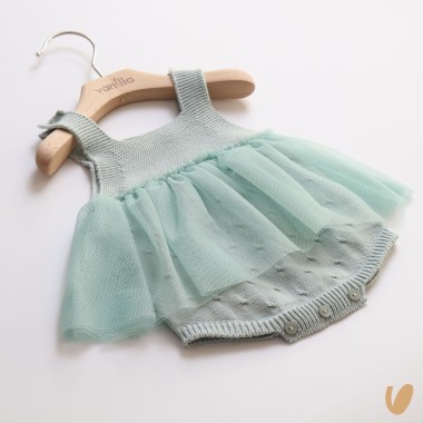 Salopette con gonna tulle Abito e Salopette