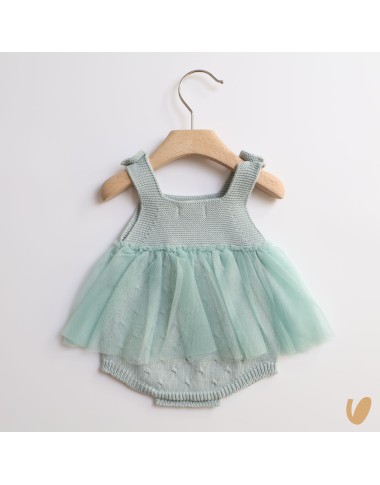 Salopette with tulle skirt