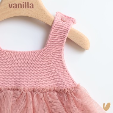 Salopette con gonna tulle Abito e Salopette