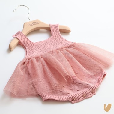 Salopette con gonna tulle Abito e Salopette