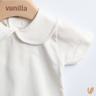 Body con colletto Body Manica Corta
