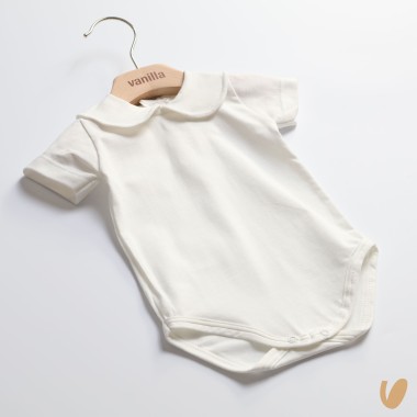 Body con colletto Body Manica Corta