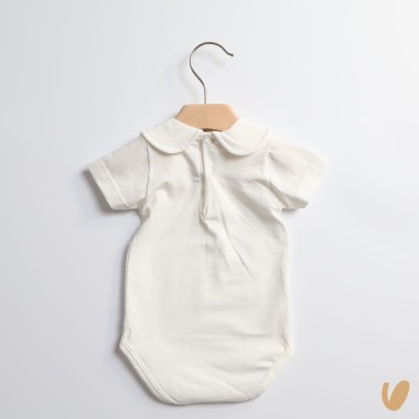 Body con colletto Body Manica Corta
