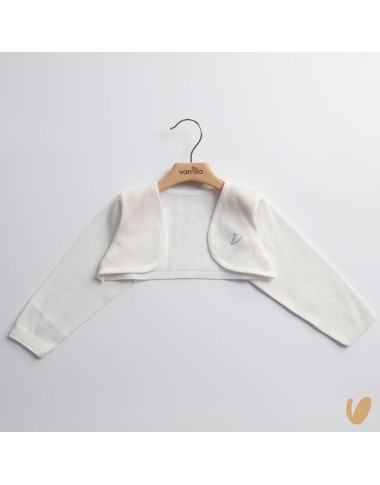 Cardigan in cotton thread