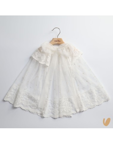 Mantella in tulle and lace