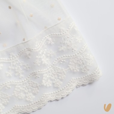 Mantella in tulle e pizzo Cardigan e Accessori