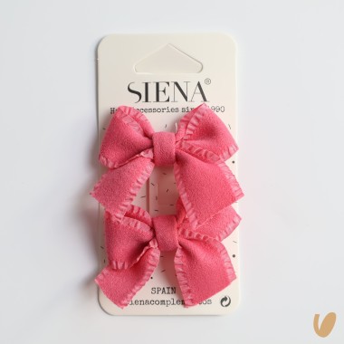 Set 2 Mollettine fiocchi Mollette e Fermagli