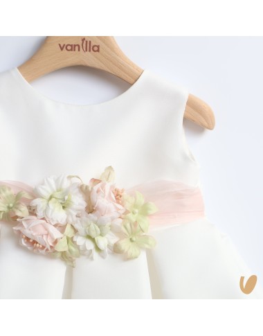 Abito baciapiega e fascia Battesimo