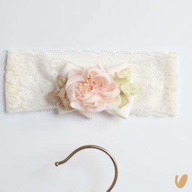 Abito baciapiega e fascia Battesimo