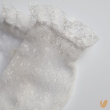 Calzino in pizzo di seta Calzini Lunghi