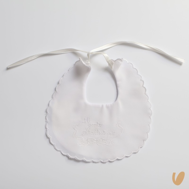 Bavetta "Il mio Battesimo" Mussole e Bavette