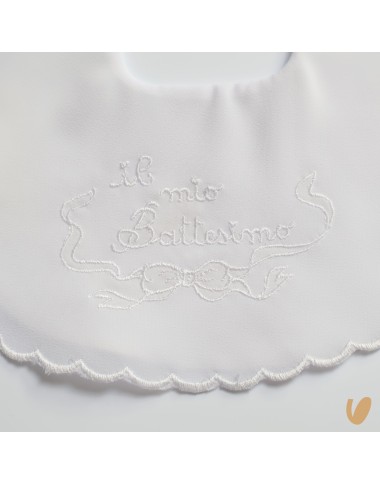 Bavetta "Il mio Battesimo" Mussole e Bavette