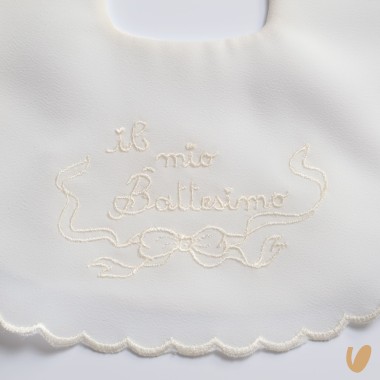 Bavetta "Il mio Battesimo" Mussole e Bavette