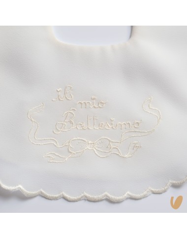 Bavetta "Il mio Battesimo" Mussole e Bavette