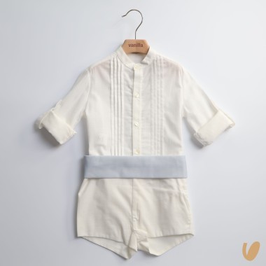 Completo Camicia Bermuda e Cintura elegante Paggetto