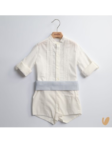 Complete Bermuda Shirt and Elegant Belt