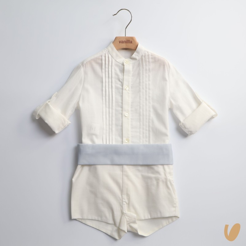 Completo Camicia Bermuda e Cintura elegante Paggetto