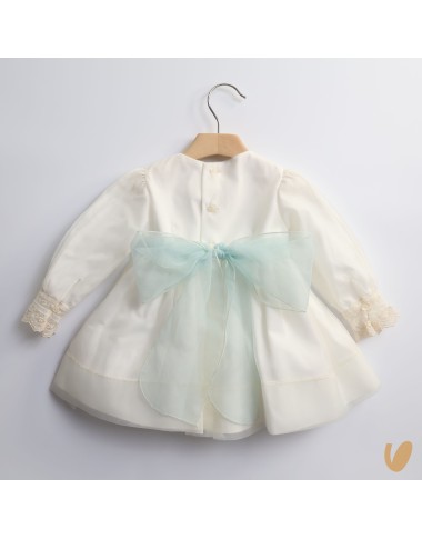 Abito battesimale manica lunga Neonata 0/36