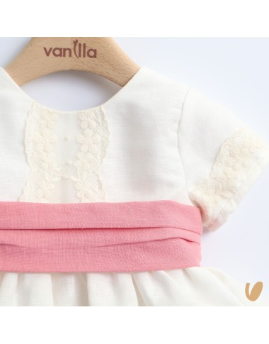 Abito elegante in lino Neonata 0/36