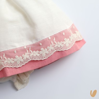 Abito elegante in lino Neonata 0/36