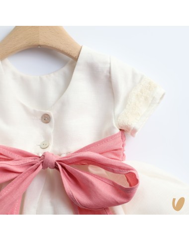 Abito elegante in lino Neonata 0/36