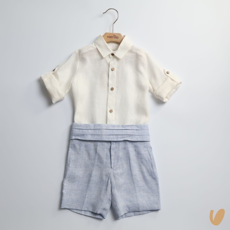 Completo Camicia Bermuda e fascia Paggetto