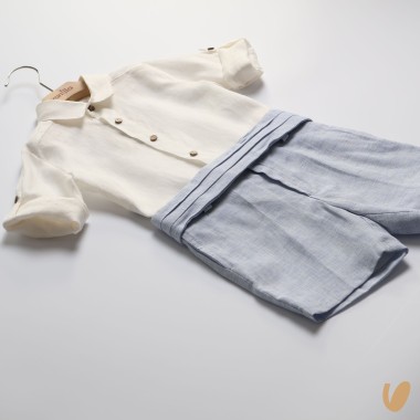 Completo Camicia Bermuda e fascia Paggetto