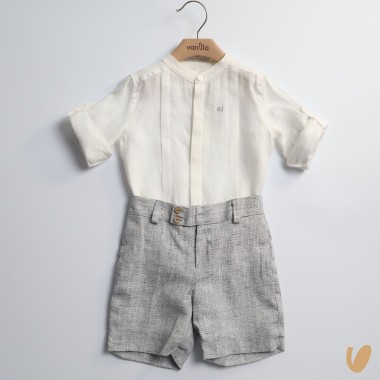 Completo elegante in lino Paggetto