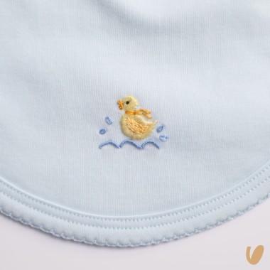 Bavetta ricamata a mano Bavetta e Mussola