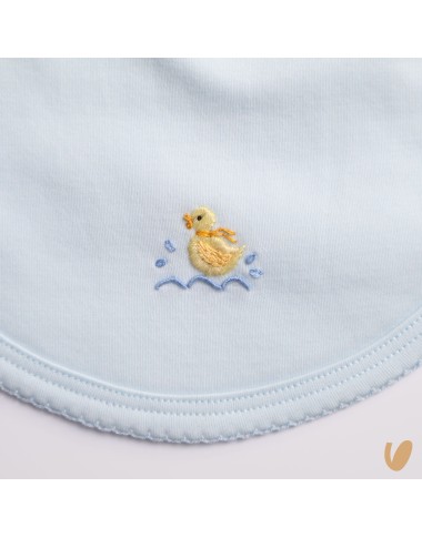 Hand embroidered bavetta