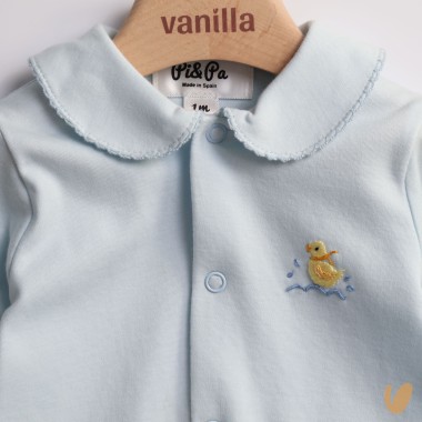 Tutina ricamata a mano Tutina