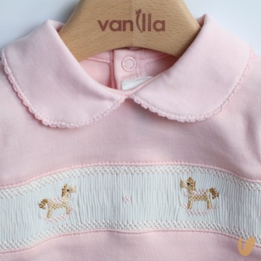 Tutina ricamata a mano Tutina