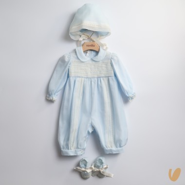 Completo in pura seta Battesimo