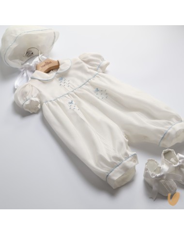 Completo in pura seta Battesimo