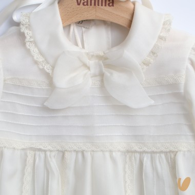 Completo in pura seta Battesimo