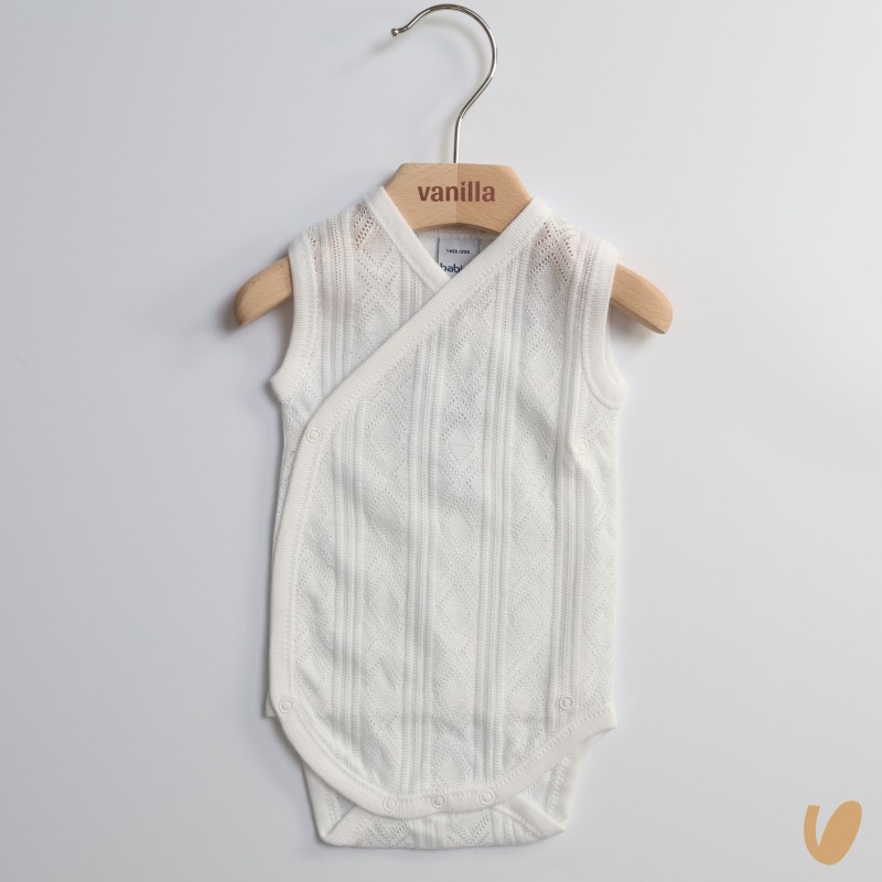 Body incrocio giromanica filo di scozia Body Bretelline