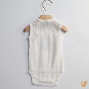 Body incrocio giromanica filo di scozia Body Bretelline