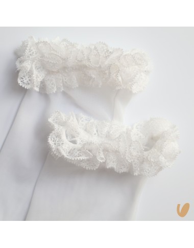 Calzini in tulle con pizzo Calzini Corti