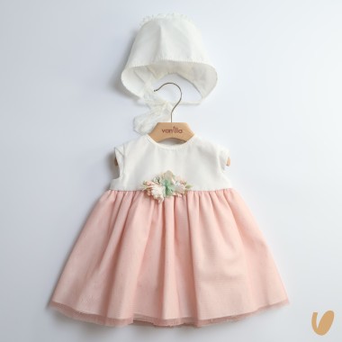 Abito e cuffietta battesimale Battesimo