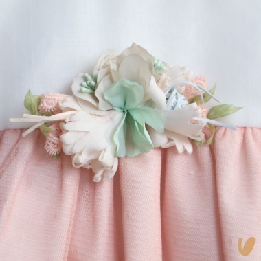 Abito e cuffietta battesimale Battesimo