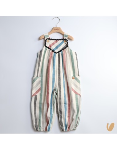 Salopette righe Abito e Tuta