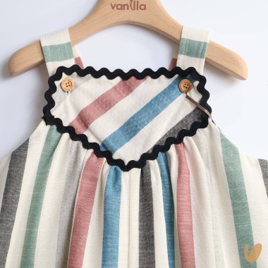 Salopette righe Abito e Tuta