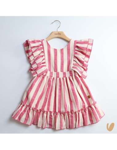 Abito righe Bimba 2/8 anni