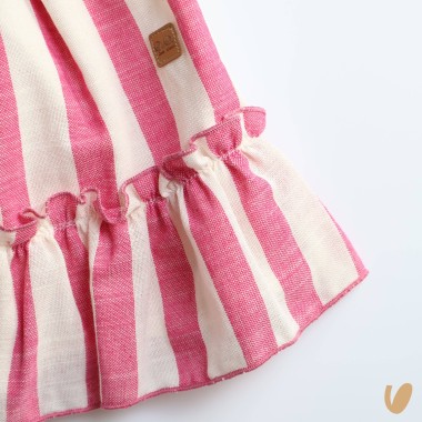 Abito righe Bimba 2/8 anni