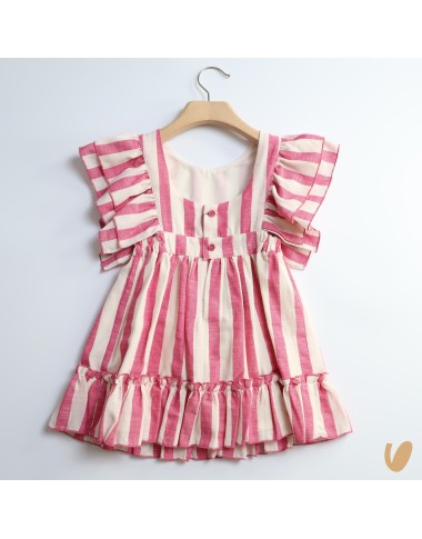 Abito righe Bimba 2/8 anni