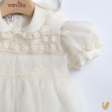 Completo in pura seta Battesimo