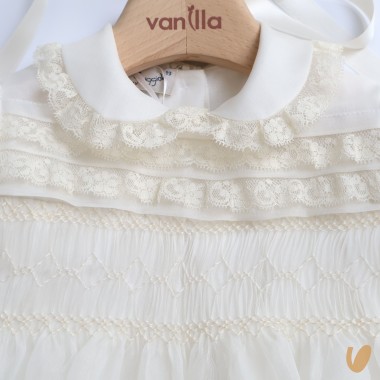 Completo in pura seta Battesimo