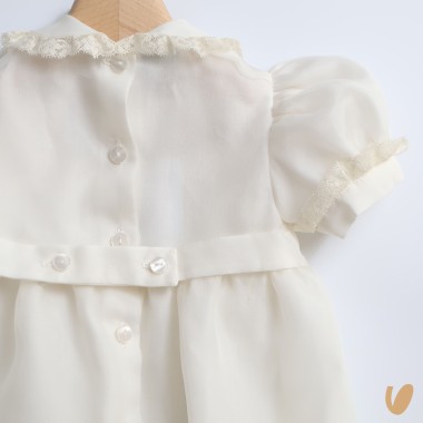 Completo in pura seta Battesimo