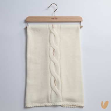 Coperta in lana roselline Coperta e Lenzuola