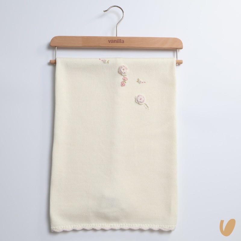 Coperta in lana ricamata Coperta e Lenzuola